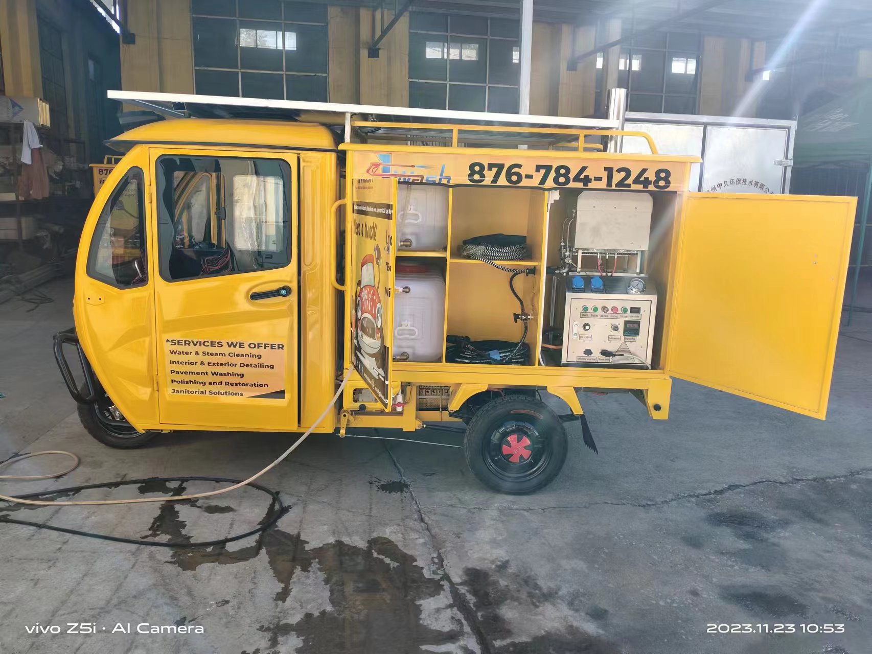 蒸汽洗車機(jī)內(nèi)部配置展示